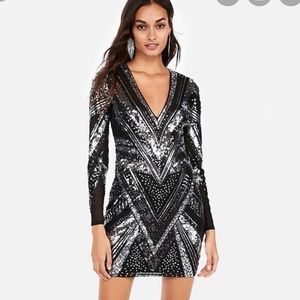 NWT Express Sequin Cocktail Dress